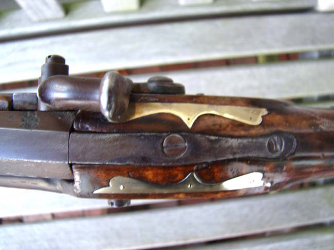 A spectacular 19th century Tiger-Maple Half-stock percussion Plains Rifle, unsigned, circa 1850 — image 11